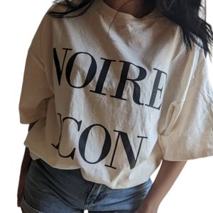 Over size Jolie Noire T-shirt